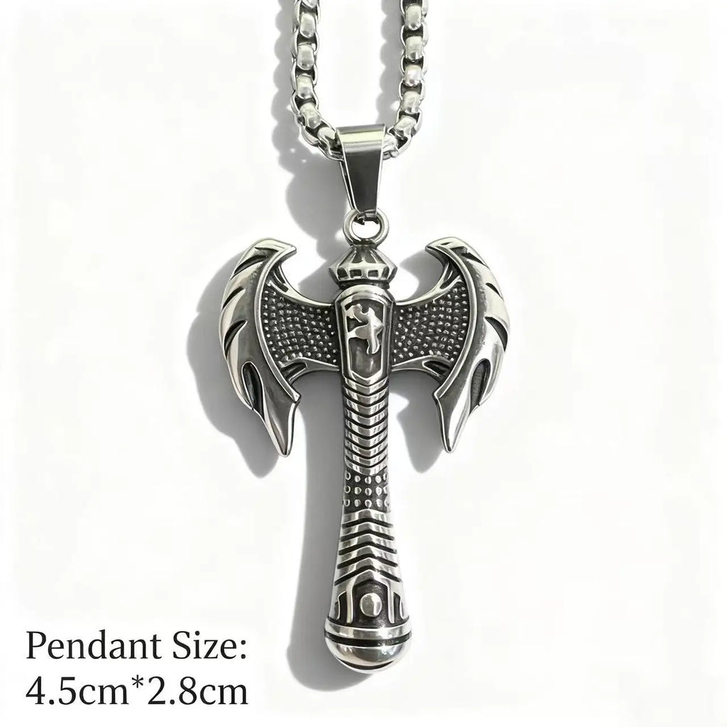 Viking Steel Pendant 316L Spear Punk Style