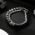 Tiger Steel Bracelet Rosary Eye Stone Hand