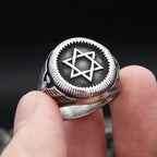 Star of David Ring — Stainless Steel
