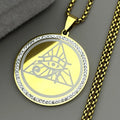 Horus Eye Gold Pendant Ancient Egyptian Symbol
