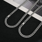 Cuban Link Chain Necklace 7mm — Stainless Steel