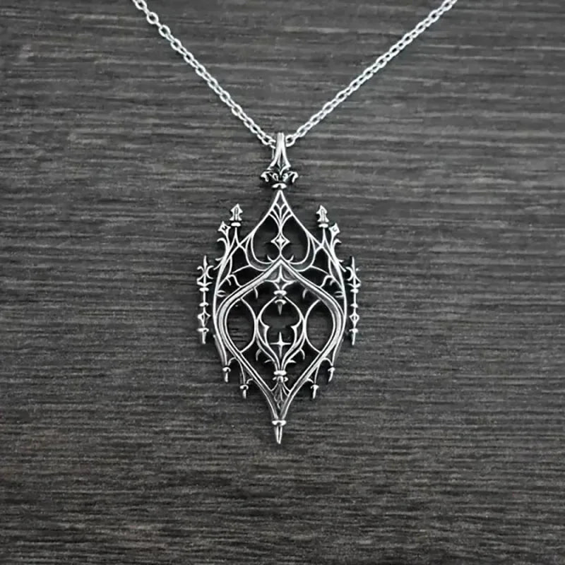 Gothic Chandelier Pendant Necklace