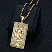 Iced Out Chain Necklace — Punk Style, Titanium, CZ