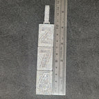 Custom Vertical Arrangement Any Number Letters Pendant Hip Hop Birthday Gifts For Him Her Fashion Iced Out 20MM Necklace Chain