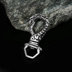 Dragon Keychain — Stainless Steel