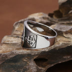 Pirate Compass Ring — Stainless Steel