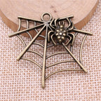 Boho Spider Web Charms Pendant Female Jewelry Bulk Cheapest Items