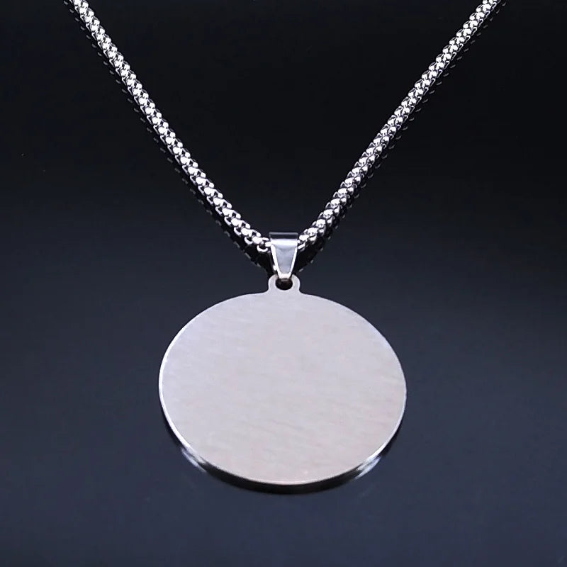 Archangel Metatron Cube Pendant — Stainless Steel