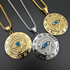 Eye of Horus Pendant Necklace — Zinc Alloy