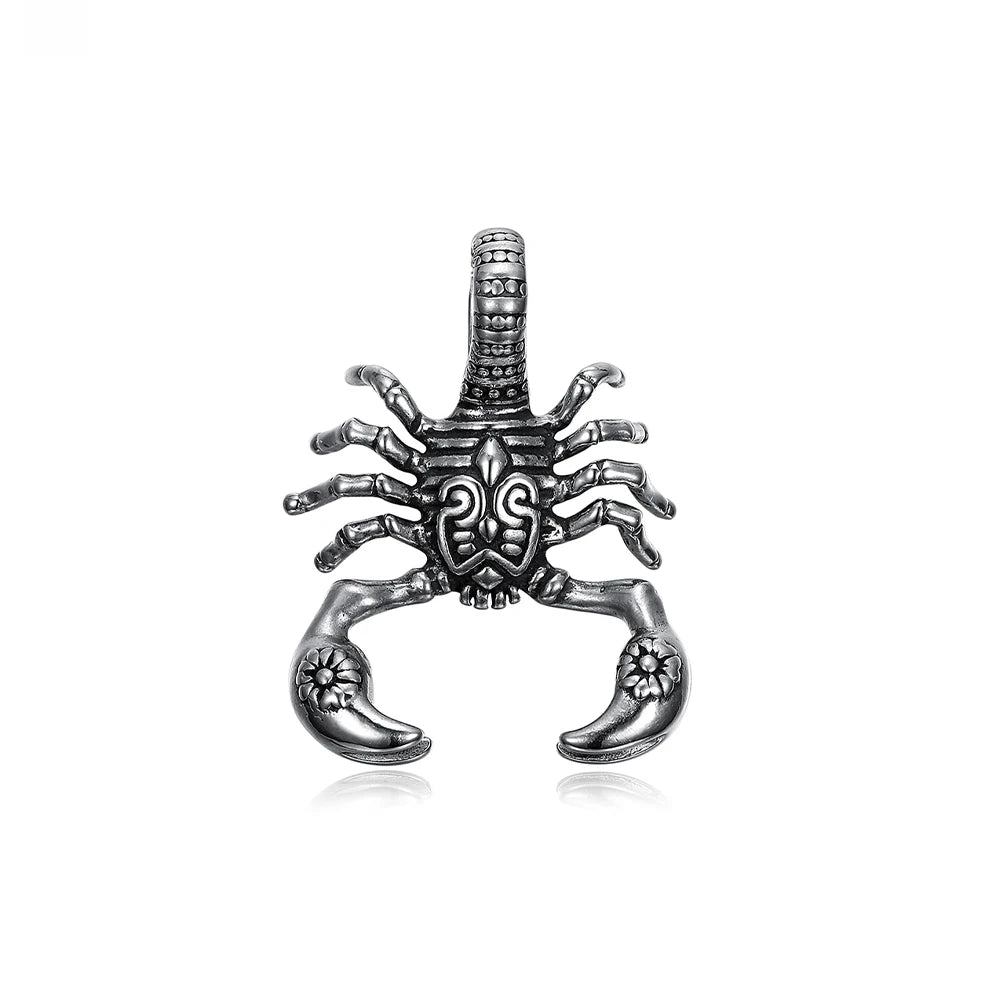 Scorpion Pendant Necklace — 316L Stainless Steel