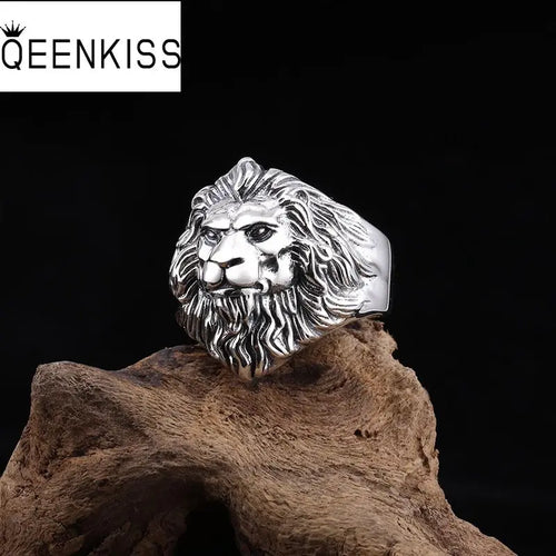 925 Silver Lion King Ring — Vintage Adjustable