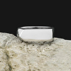 Minimal Biker Ring — Stainless Steel