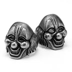Clown Skull Ring Black — Stainless Steel