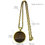 Celtic Gold Pendant Irish Trinity Knot Witchcraft