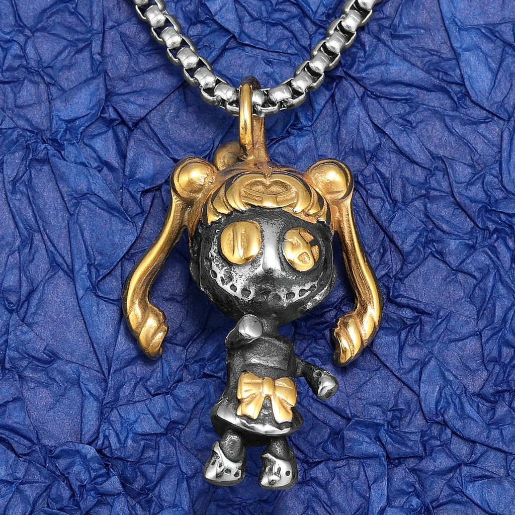 Sailor Moon Pendant Necklace — Stainless Steel