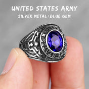 Rhinestone Iced Out Stainless Steel Ring