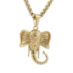 Viking Anchor Pendant Necklace — Stainless Steel