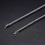 NeeTim 2.5mm Full Moissanite Tennis Necklace 925 Sterling Silver with Gold Plated Necklaces Neck Chain Fine Jewelry for