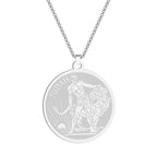 Lion of Judah Coin Pendant Necklace