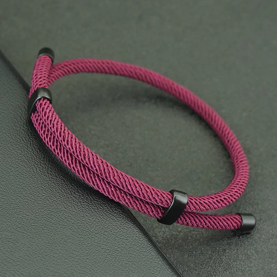 Sliding Rope Cord Bracelet — Minimalist Adjustable