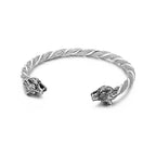Wolf Head Bracelet — Stainless Steel