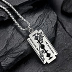 Punk Hip Hop Music Band Judas Priest Necklace Razor Shape Pendant Men Women Chain Necklace Friendship Gift Jewelry Wholesale