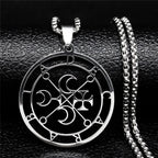 Astaroth Sigil Pendant Necklace — Stainless Steel