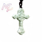 Natural Real Jade Cross Pendant Necklace Talismans Amulet Designer Gift Carved Jewelry Gifts for Women Men Charm Chinese