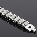 Gothic Skull Lion Head Charm Bracelet for Man 13/18MM Stainless Steel Hand Chain Mens Motorcycle Bike Chain Bracelets