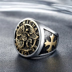 Saint Michael Archangel Ring — Stainless Steel