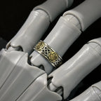 Celtic Dara Knot Spiral Open Ring — Silver-Tone