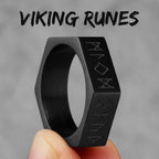 Vintage Nordic Viking Runes Celtic Knot Series Stainless Steel Womens Mens Rings Punk Biker Jewelry Creativity Gift