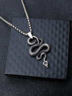 Snake Steel Chain European American Wind