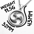 Boomerang Pendant Necklace — Stainless Steel