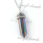 Amethyst Crystal Pendant Necklace