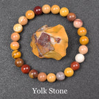 Natural Black Agates Beads Bracelet Women Men Genuine Black Onyx Natural Stone 6mm 8mm Smooth Round Beads Lucky Energy Jewelry
