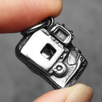 Retro Camera Men Necklaces With Pendant Stainless Steel Unique Jewelry For Male Women Punk Hip Hop Accessories Gifts Wholesale