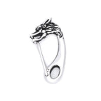Lion Head Keychain — Stainless Steel