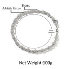 UWIN 10mm Ball Bead Chain Necklace Full Iced Out CZ Link Cubic Zircon Fashion Luxurious Choker HipHop Jewelry