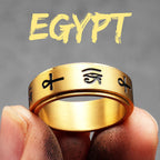 Eye of Horus Ring Stainless Steel