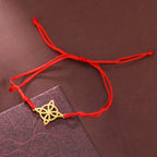 Lemegeton Charm Witch Celtic Knot Double Layer Bracelets Women Wicca Amulet Adjustable Chains Bracelet Stainless Steel