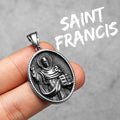 Saint Andrew Pendant Necklace Stainless Steel