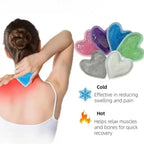 Portable PVC Heart Shaped Ice Pack Gel Heart Shaped Hot Cold Pack Reusable Gel Pad Household Necessities