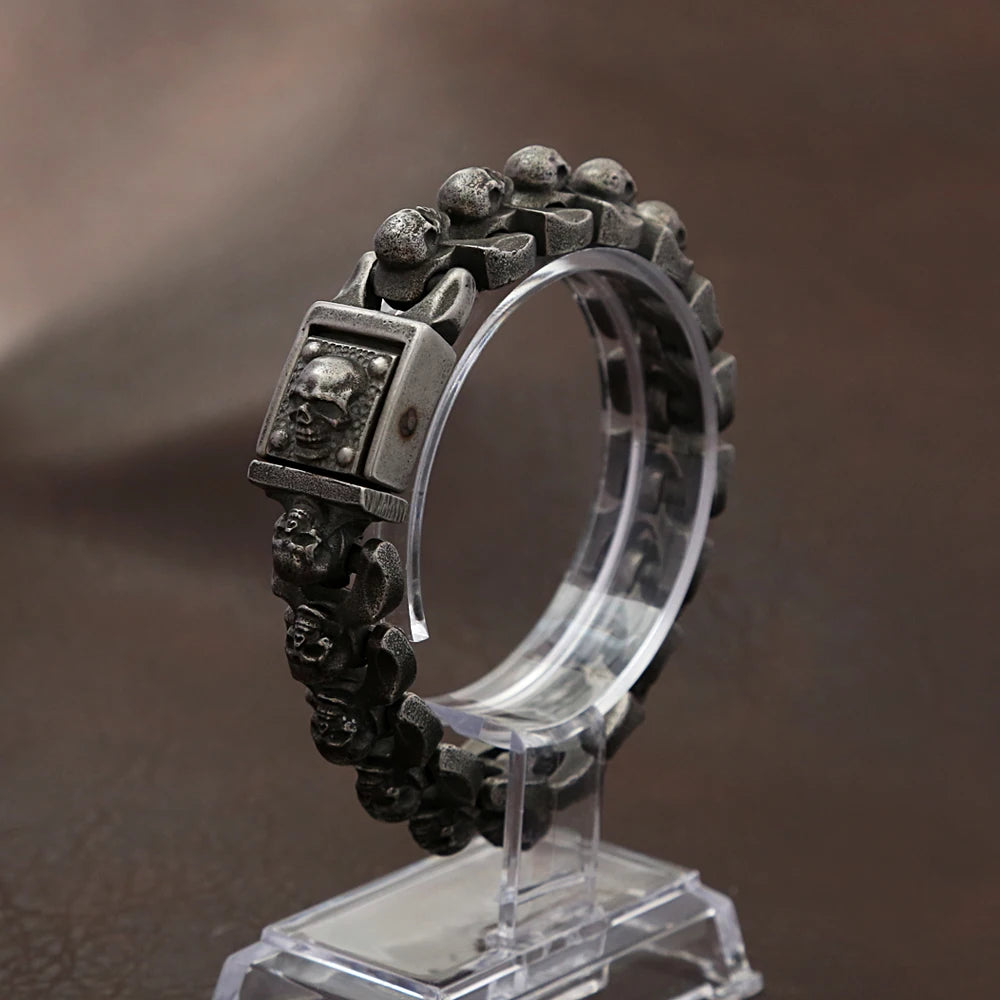 Skull Bracelet — 316L Stainless Steel