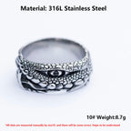 Crocodile Animal Ring — Stainless Steel