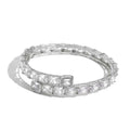 Iced Out Rectangle Bracelet Stainless Steel CZ