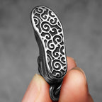 Basketball Shoe Pendant — Stainless Steel