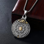Bagua Pendant Necklace — Stainless Steel