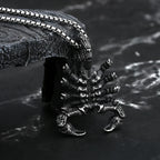 Scorpion Pendant Necklace — Stainless Steel