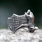 New Design Stainless Steel Bat Ring Detailed Punk Biker Animal Jewelry High Quality Gift Accessories For Gift Free